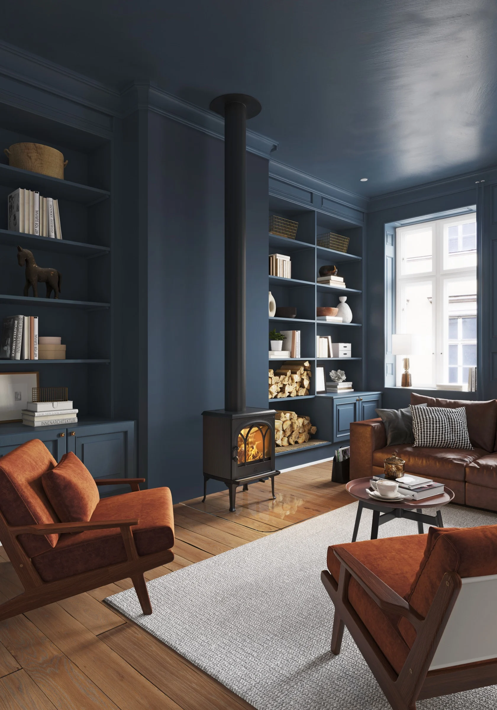 Jøtul F 200 in een woonkamer