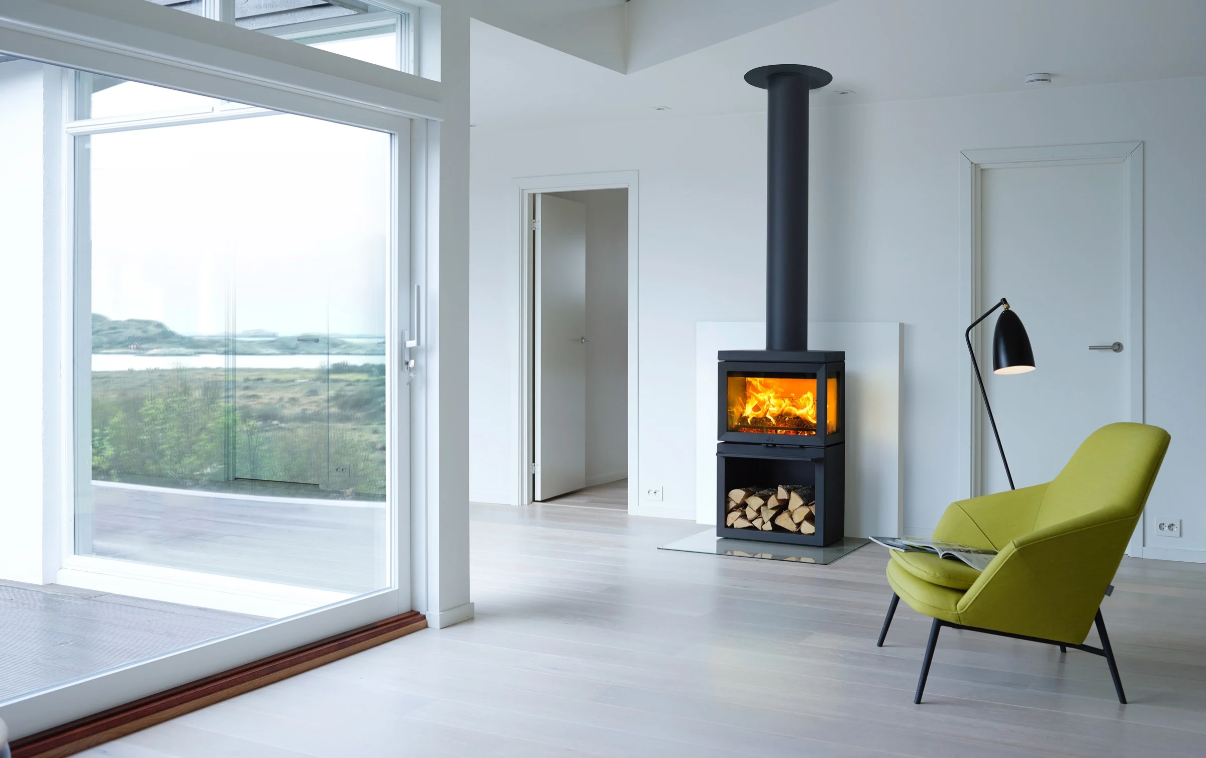 Jøtul F 520 B in een woonkamer