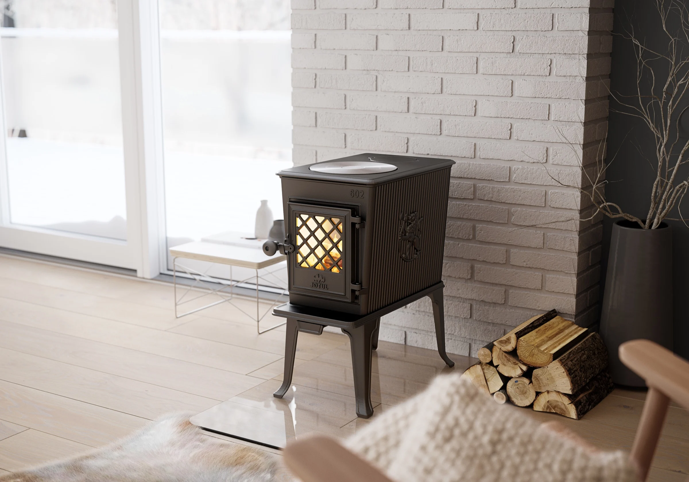 Jøtul F 602 ECO in een woonkamer
