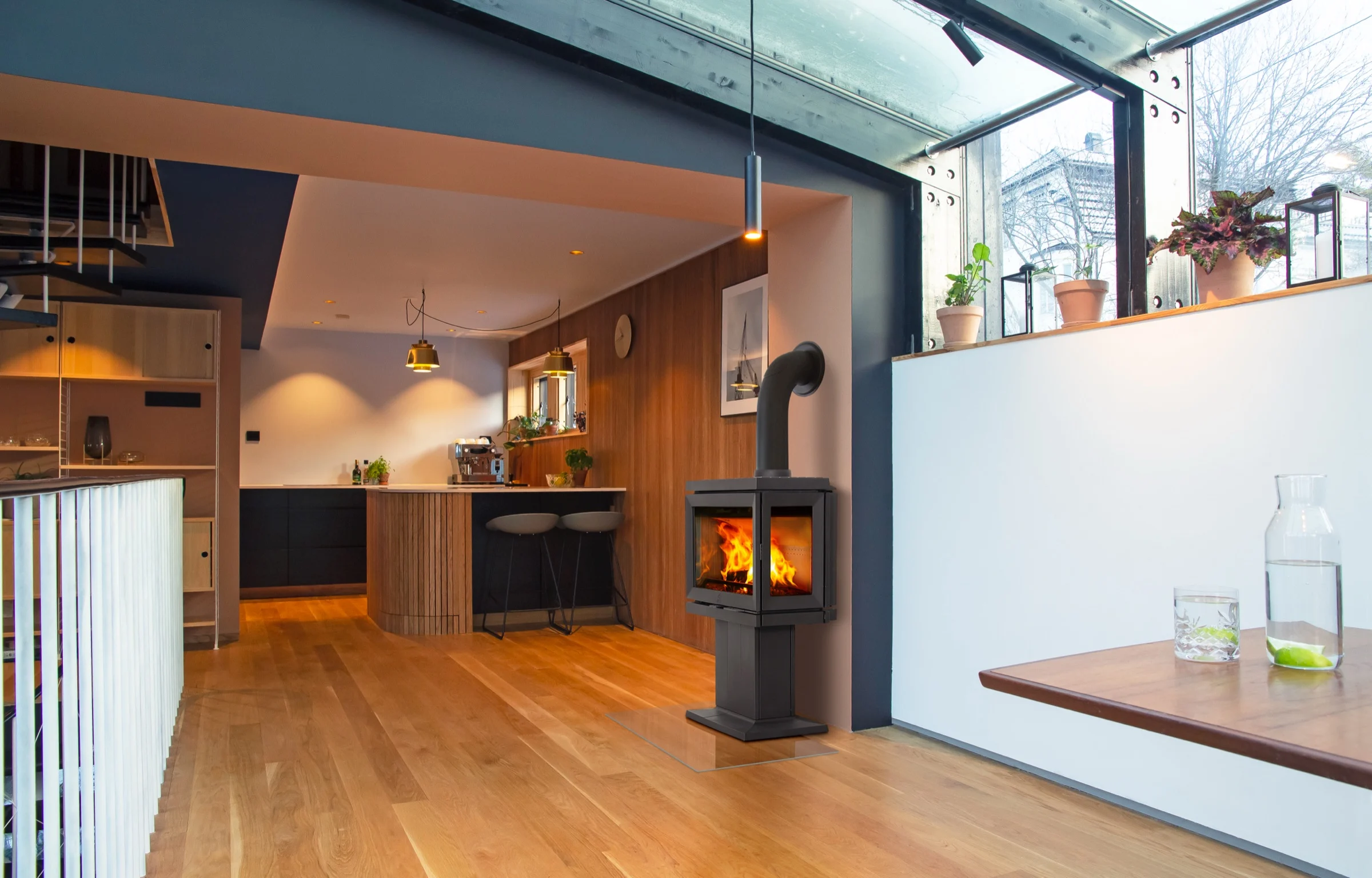 Jøtul F 620 P in een woonkamer